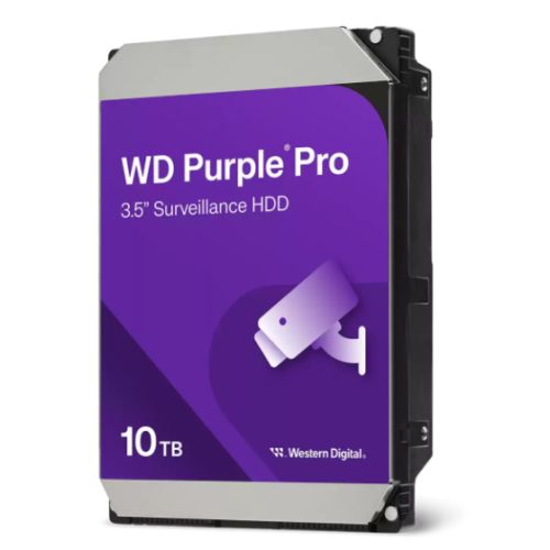 WD 3.5", 10TB, SATA3, Purple Pro Surveillance Hard Drive, 7200RPM, 512MB Cache, OEM-Internal Hard Drives-Gigante Computers