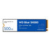 WD 500GB Blue SN580 M.2 NVMe Gen4 SSD, M.2 2280, PCIe4, TLC NAND, R/W 4000/3600 MB/s, 450K/750K IOPS-Internal SSD Drives-Gigante Computers