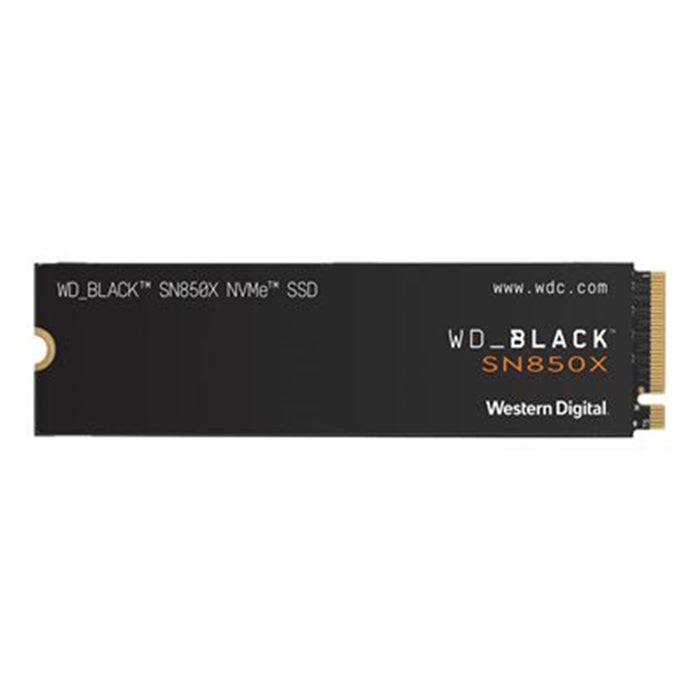 WD Black SN850X (WDS100T2X0E-00BCA0) 1TB NVMe SSD, M.2 Interface, PCIe Gen4, 2280, Read 73000MB/s, Write 6300MB/s, 5 Year Warranty-Hard Drives-Gigante Computers