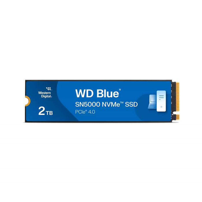 WD Blue SN5000 (WDS200T4B0E-00CNZ0) 2TB NVMe SSD, M.2 Interface, PCIe Gen4, 2280, Read 5150MB/s, Write 4850MB/s, 5 Year Warranty-Hard Drives-Gigante Computers