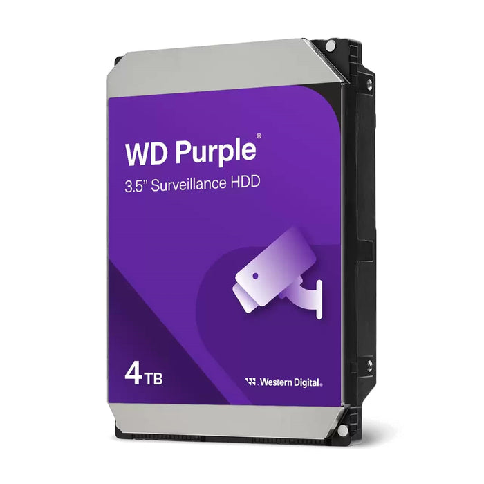 WD Purple WD44PURZ 4TB 3.5" 5400RPM 128MB Cache SATA III Surveillance Internal Hard Drive-Hard Drives-Gigante Computers