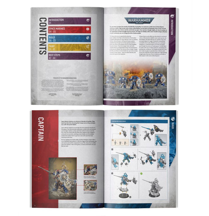 Warhammer 40,000 Getting Started with Space Marines-Boxed Games & Models-Gigante Computers