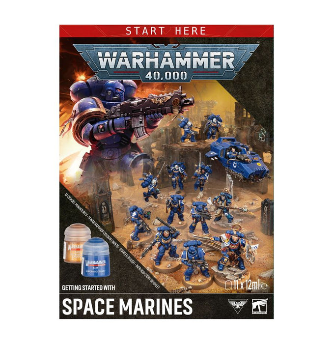 Warhammer 40,000 Getting Started with Space Marines-Boxed Games & Models-Gigante Computers