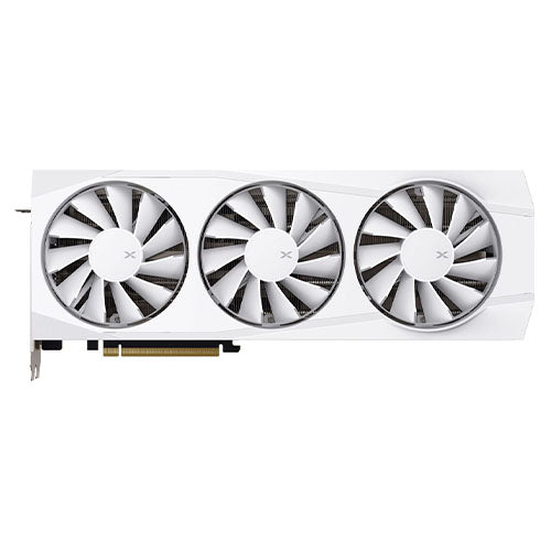 XFX RX9070 XT Quicksilver White Magnetic Air Edition, PCIe5, 16GB DDR6, HDMI, 3 DP, 2970MHz Clock, Magnetic Air Tech-Graphics Cards-Gigante Computers