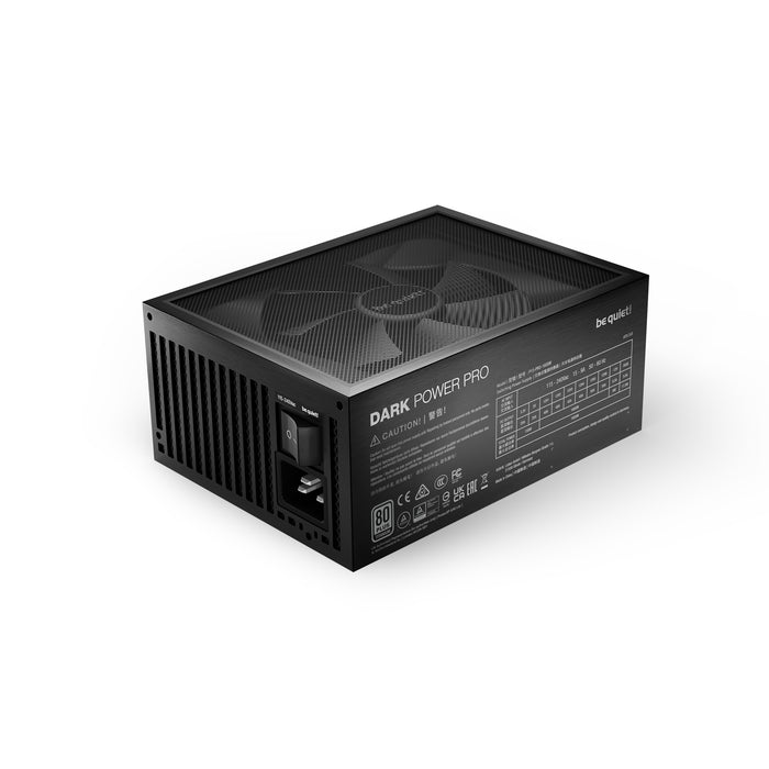 be quiet! Dark Power Pro 13 1600W PSU, 80 PLUS Titanium, ATX 3.1 PSU with full support for PCIe 5.1 GPUs and GPUs with 6+2 pin connectors, 10-year manufacturers warranty-Power Supplies-Gigante Computers