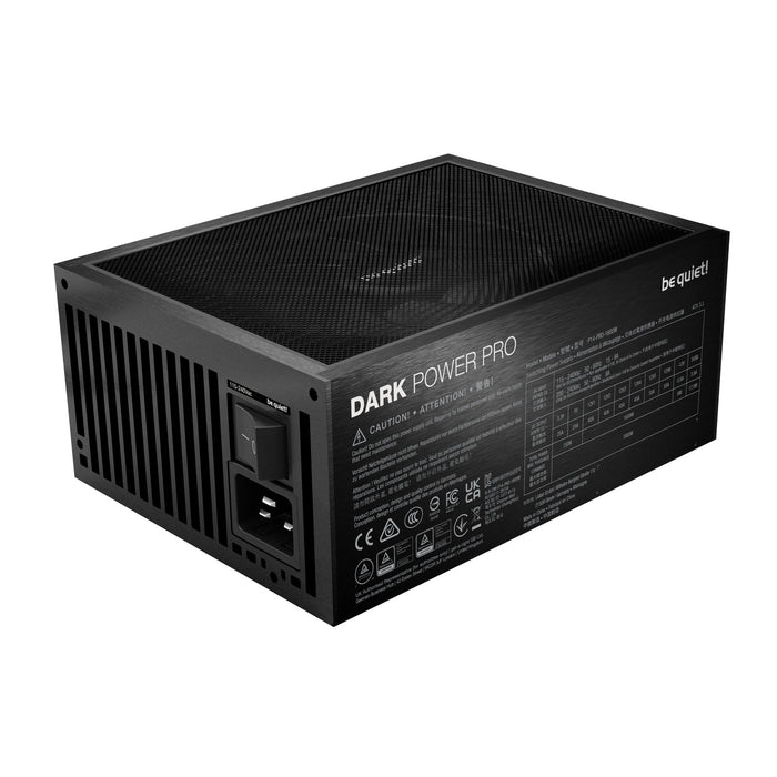 be quiet! Dark Power Pro 14 IO 1600W Fully Modular PSU, 80 PLUS Titanium, ATX 3.1, PCIe 5.1, 2x 12V-2x6, Silent Wings 135mm Fan, 10 Year Warranty, Black-Power Supplies-Gigante Computers