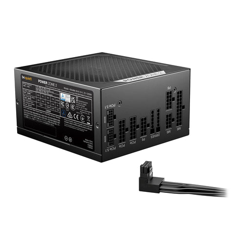be quiet! Power Zone 2, 1200W, Semi-passive zero-RPM cooling, 2 x 90' angled 12V-2x6 connectors and PCIe 5.1/ATX 3.1 compatibility, 10-year manufacturer's warranty.-Power Supplies-Gigante Computers