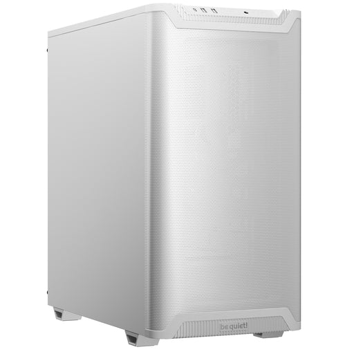be quiet! Pure Base 501 Case, Airflow White, Mid Tower, 2 x USB Type-A, 1 x USB Type-C, 2 x Pure Wings 2 140mm Black PWM Fans Included, Sleek front panel and airflow top cover for a unified, classic design.-Cases-Gigante Computers