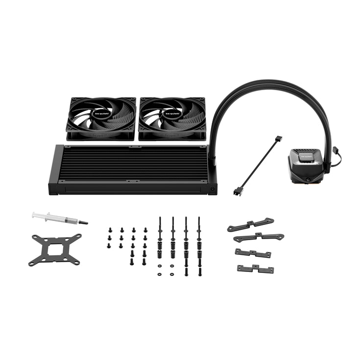 be quiet! Pure Loop 3 Liquid CPU Cooler, Universal Socket, 240mm Radiator, 2 x Pure Wings 3 140mm PWM High Speed, 3-year manufacurer's warranty.-Fans-Gigante Computers