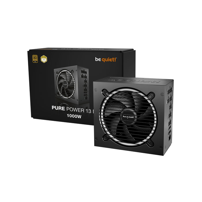 be quiet! Pure Power 13 M 1200W PSU, 80 PLUS Gold, Exceptionally Quiet 120mm Fan, ATX 3.1, 10 Year Warranty-Power Supplies-Gigante Computers