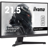iiyama G-Master 21.5 Inch VA LCD, 75 Hz, Full HD 1920 x 1080, 1 ms, FreeSync, Full HD 1920 x 1080, 1 x HDMI, 1 x DisplayPort, 2 x USB, 2 x 2 W Speakers-Monitors-Gigante Computers