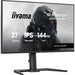 iiyama G-Master Black Hawk gaming monitor GB2741HSU-B1 27" Black, Height Adjustable, IPS, Ultra Slim Bezel, Full HD, 144Hz, 1ms, FreeSync, HDMI, Display Port, USB Hub-Monitors-Gigante Computers