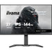 iiyama G-Master Black Hawk gaming monitor GB2741HSU-B1 27" Black, Height Adjustable, IPS, Ultra Slim Bezel, Full HD, 144Hz, 1ms, FreeSync, HDMI, Display Port, USB Hub-Monitors-Gigante Computers