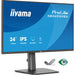 iiyama PROLITE XB2493HSU-B1 24 inch IPS Monitor, Full HD, 1ms, USB Hubx2, HDMI, DisplayPort, Freesync, 120Hz, Speakers, Black, ACR, Internal PSU, VESA, Height Adjustable-Monitors-Gigante Computers