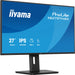 iiyama PROLITE XB2797HSN-B1 27 inch IPS Monitor, Full HD, 1ms, HDMI, DisplayPort, Freesync, 100Hz, Speakers, Black, Internal PSU-Monitors-Gigante Computers