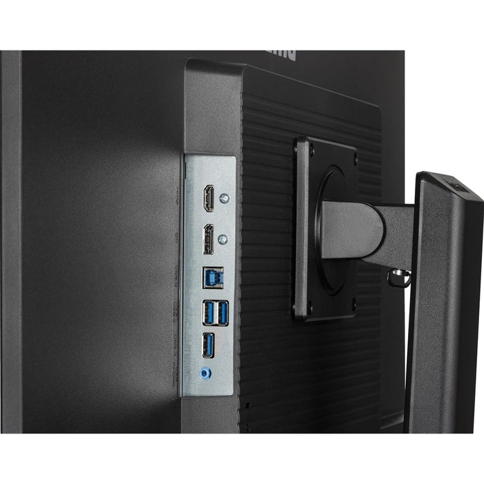 iiyama PROLITE XB3270QSU-B1 32 inch IPS Monitor, WQHD, 3ms, HDMI, DisplayPort, USB Hub, Freesync, 100Hz, Speakers, Black, Internal PSU, Height Adjustable, VESA-Monitors-Gigante Computers
