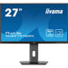 iiyama ProLite XUB2797QSN-B2 27" QHD IPS technology panel with USB-C dock and RJ45 (LAN), 1ms, USB Hubx4, HDMI, DisplayPort, Freesync, 100Hz, Speakers, Black, ACR, Internal PSU, VESA-Monitors-Gigante Computers