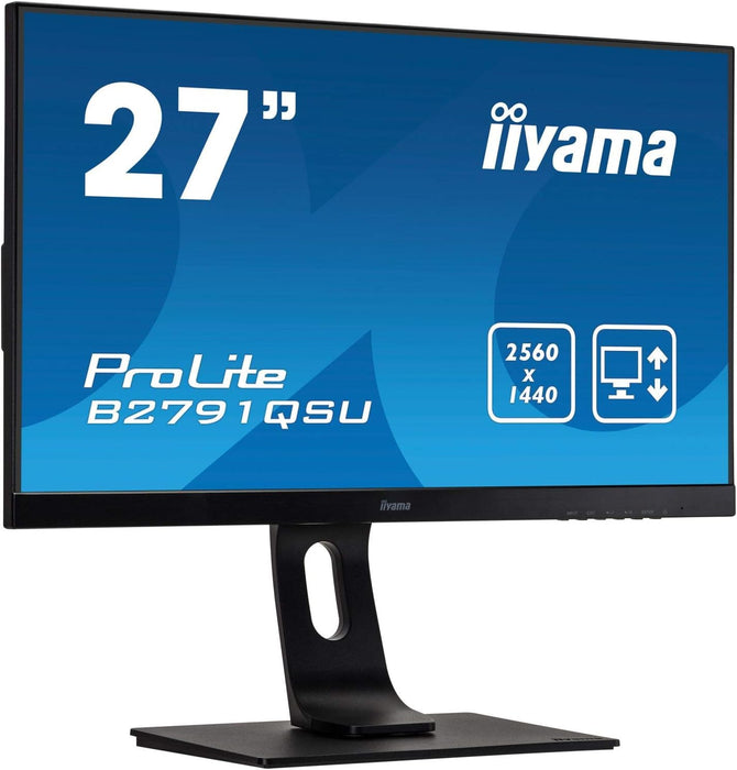 iiyama Prolite B2791QSU-B1 27" WQHD Monitor - Refurbished-Monitors-Gigante Computers