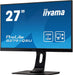 iiyama Prolite B2791QSU-B1 27" WQHD Monitor - Refurbished-Monitors-Gigante Computers