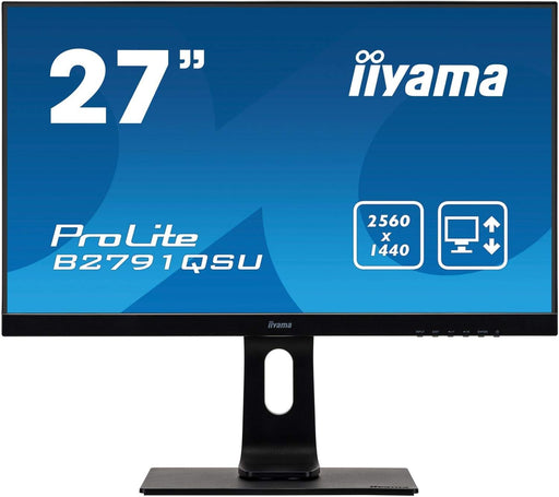 iiyama Prolite B2791QSU-B1 27" WQHD Monitor - Refurbished-Monitors-Gigante Computers