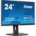 iiyama Prolite XU2493HS-B6 24 inch IPS Monitor, Full HD, 1ms, HDMI, DisplayPort, 100Hz, Speakers, Black, Internal PSU, VESA-Monitors-Gigante Computers