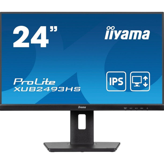 iiyama Prolite XU2493HS-B6 24 inch IPS Monitor, Full HD, 1ms, HDMI, DisplayPort, 100Hz, Speakers, Black, Internal PSU, VESA-Monitors-Gigante Computers