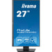 iiyama Prolite XU2793HS-B 27 inch IPS Monitor, Full HD, 1ms, HDMI, DisplayPort, 100Hz, Speakers, Black, Internal PSU, VESA-Monitors-Gigante Computers