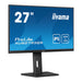 iiyama Prolite XU2793QS-B6 27 inch IPS Monitor, WQHD, 1ms, HDMI, DisplayPort, 100Hz, Speakers, Black, Internal PSU, VESA-Monitors-Gigante Computers