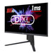 piXL CM27F10 27 Inch Frameless Monitor, Widescreen LCD Panel, Full HD 1920x1080, 1ms Response Time, 165Hz Refresh, Display Port / HDMI, 16.7 Million Colour Support, VESA Wall Mount, Black Finish-Monitors-Gigante Computers
