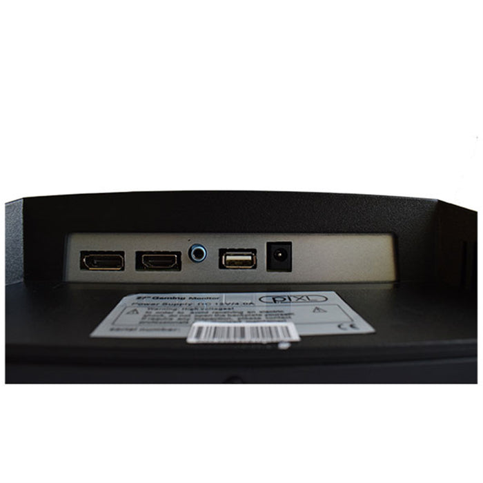 piXL CM27F10 27 Inch Frameless Monitor, Widescreen LCD Panel, Full HD 1920x1080, 1ms Response Time, 165Hz Refresh, Display Port / HDMI, 16.7 Million Colour Support, VESA Wall Mount, Black Finish-Monitors-Gigante Computers