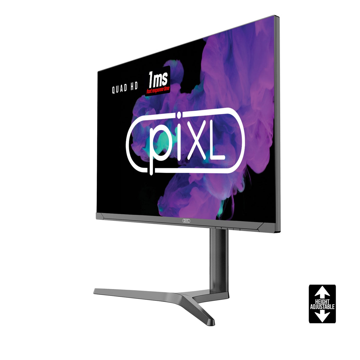 piXL CM27G7 27 Inch Frameless QHD IPS Monitor, 100Hz, 1ms, Freesync, G ...
