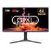 piXL CM32G7 32 Inch 4K IPS Monitor, 165Hz, 1ms, Frameless, Freesync, G-Sync, HDMI, DisplayPort, USB-C, USB-A x 2 With Audio Port, Black, RGB Lighting, VESA Mount, Height Adjustable, 3 Year Warranty-Monitors-Gigante Computers