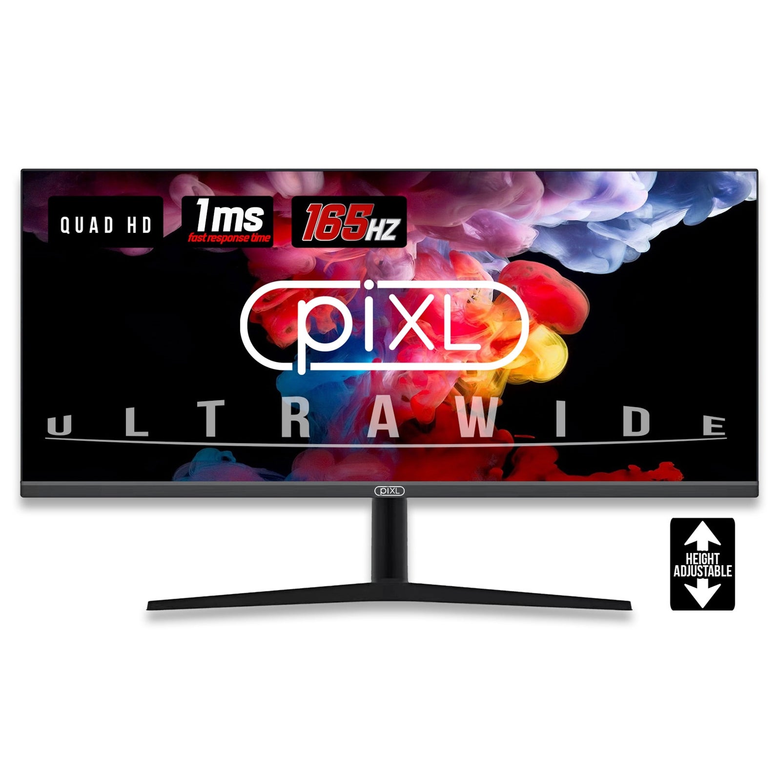 piXL CM34G3 34 Inch Ultrawide Gaming Monitor, Widescreen IPS LED Panel ...