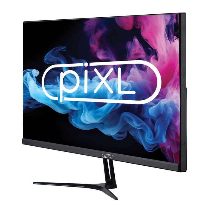 piXL PX24IDHFP 24 Inch Frameless Monitor, Widescreen IPS LCD Panel, 5ms Response Time, 75Hz Refresh Rate, Full HD 1920 x 1200, HDMI, DisplayPort, Internal PSU, 16.7 Million Colour Support, Black Finish, 3 Year Warranty-Monitors-Gigante Computers