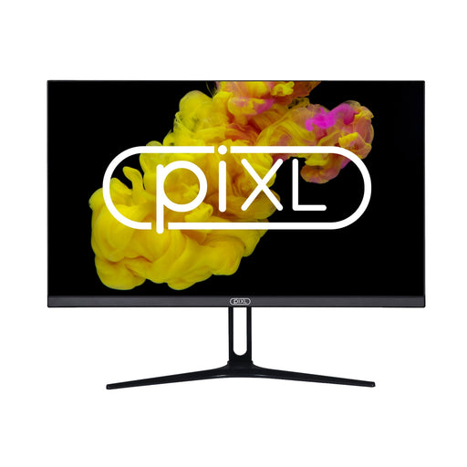 piXL PX24IVHF 24 Inch Frameless Monitor, Widescreen IPS LCD Panel, 5ms Response Time, 75Hz Refresh Rate, Full HD 1920 x 1080, VGA, HDMI, Internal PSU, 16.7 Million Colour Support, Black Finish-Monitors-Gigante Computers