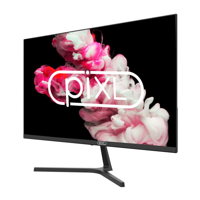 piXL PX27IVHD 27 Inch Frameless Monitor, Widescreen IPS LED Panel, Full HD 1920x1080, 5ms Response Time, 100Hz Refresh, HDMI, VGA, Speakers, VESA, Black Finish, 3 Year Warranty-Monitors-Gigante Computers