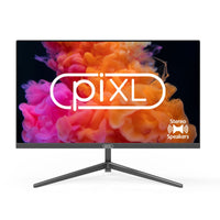 piXL PXD24VH 24 Inch 24 Inch Frameless Monitor, Widescreen, 5ms Response Time, 75Hz Refresh Rate, Full HD 1920 x 1200, 16:10 Aspect Ratio, VGA, HDMI, Internal PSU, Speakers, 16.7 Million Colour Support, Black Finish-Monitors-Gigante Computers