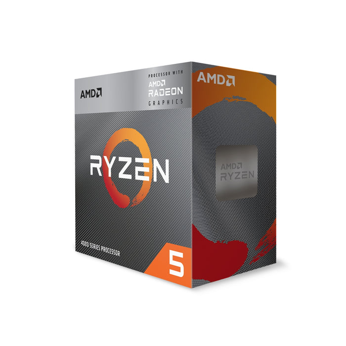 AMD Ryzen 5 4600G 6 Core Processor, 12 Threads, 3.7Ghz up to 4.2Ghz Turbo,8MB Cache, 65W, with Wraith Stealth Cooler