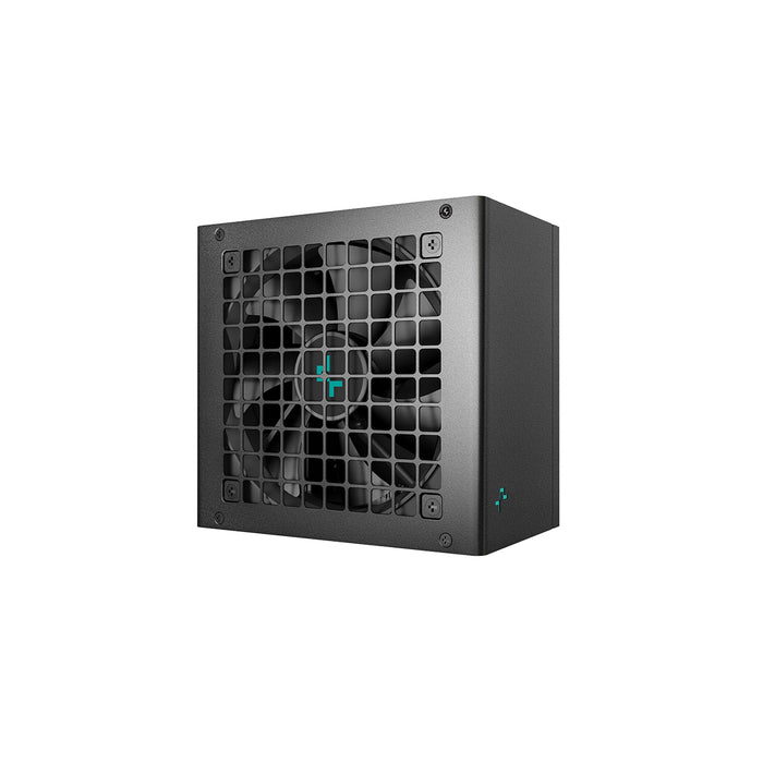 DeepCool PN850D 850W PSU, ATX 3.1, 120mm Silent High Performance Fan, 80 PLUS Gold, Non Modular, UK Plug, Flat Black Cables, Japanese Bulk Capacitors