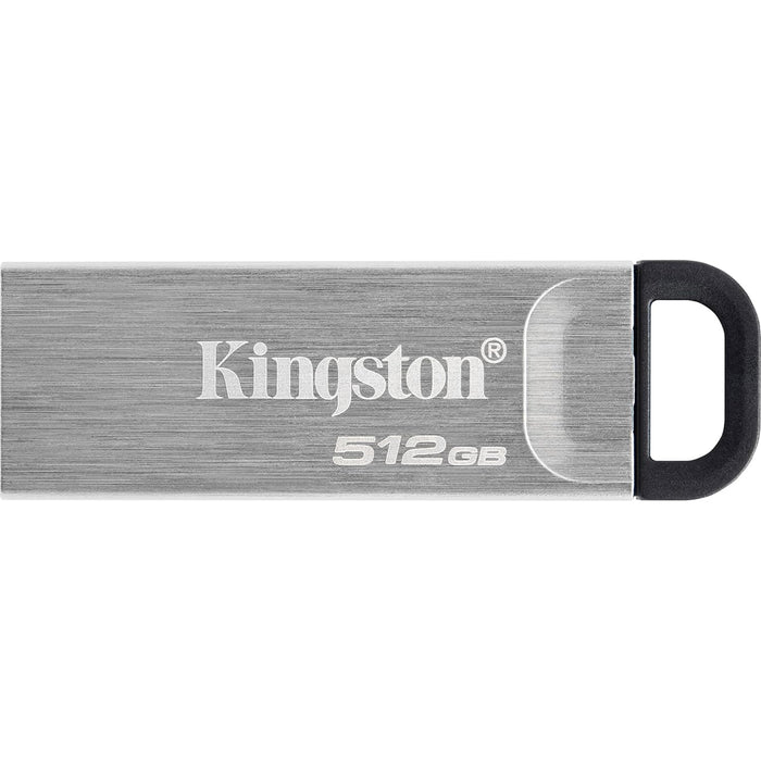 Kingston DataTraveler DTKN/512GB Kyson USB flash drive, 512 GB, USB 3.2 Gen 1 , Capless, Metal