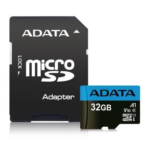 ADATA 32GB Premier Micro SD Card with SD Adapter, UHS-I Class 10 with A1 App Performance-Flash Memory-Gigante Computers