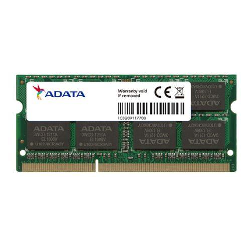 ADATA Premier 4GB, DDR3L, 1600MHz (PC3-12800), CL11, SODIMM Memory *Low Voltage 1.35V*-System Memory-Gigante Computers