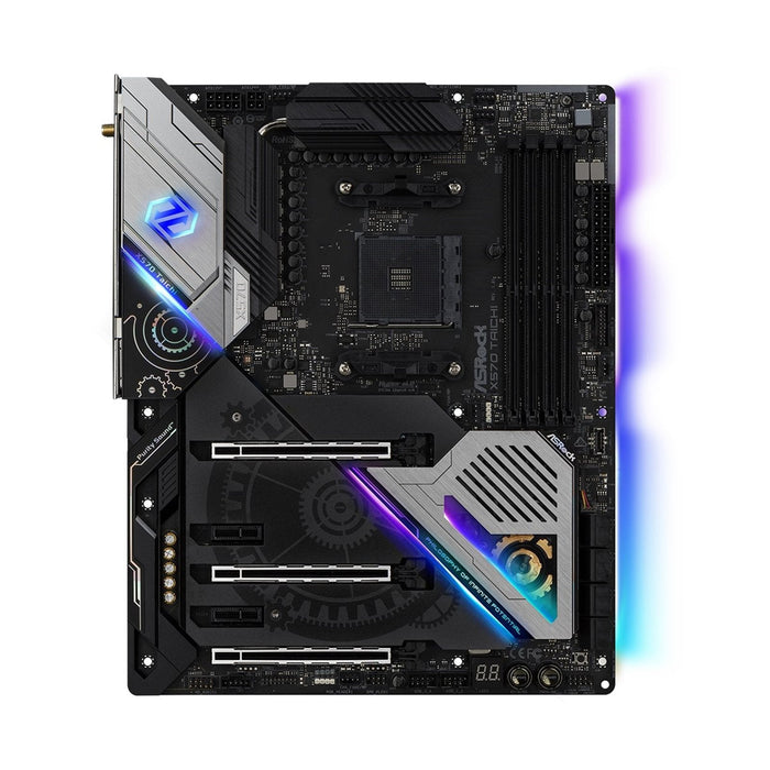 ASRock X570 Taichi AMD Socket AM4 HDMI DDR4 Triple M.2 RGB USB C 3.2 RGB  WiFi 6 Motherboard