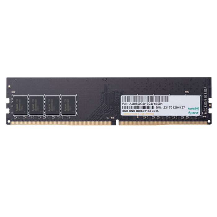 Apacer AU08GGB32CSYBGH 8GB DIMM System Memory, DDR4, 3200MHz, 1 x 8GB, 288 Pin, CL22, Bulk-Memory-Gigante Computers