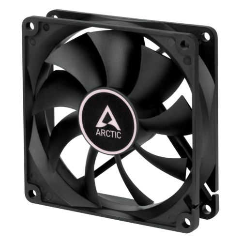 Arctic F9 9.2cm PWM PST Case Fan for Continuous Operation, Black, Dual Ball Bearing, 150-1800 RPM-Cooling-Gigante Computers