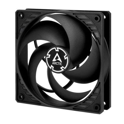 Arctic P12 Pressure Optimised 12cm Case Fan, Black, Fluid Dynamic. 6 Year Warranty-Cooling-Gigante Computers