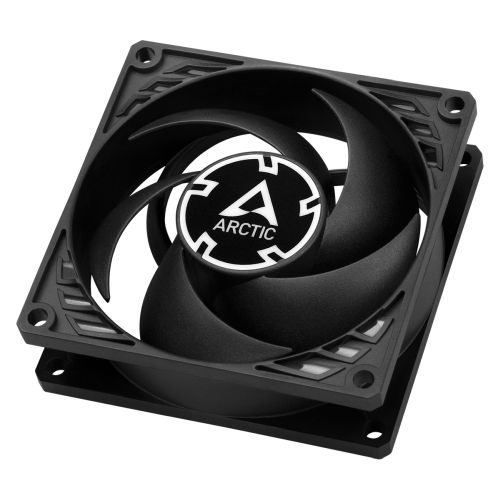 Arctic P8 8cm Pressure Optimised PWM PST Case Fan, Black, Fluid Dynamic, 200-3000 RPM-Cooling-Gigante Computers