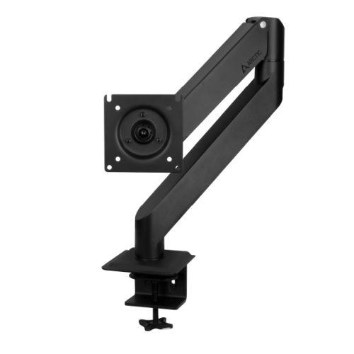 Arctic X1-3D Single Gas Spring Monitor Arm, to 43" Monitors / 49" Ultrawide, 180° Swivel, 360° Rotation-Monitor Arms/Brackets-Gigante Computers