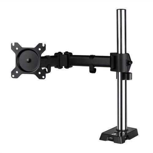 Arctic Z1 Gen 3 Single Monitor Arm with 4-Port USB 2.0 Hub, up to 43" Monitors / 49" Ultrawide-Monitor Arms/Brackets-Gigante Computers