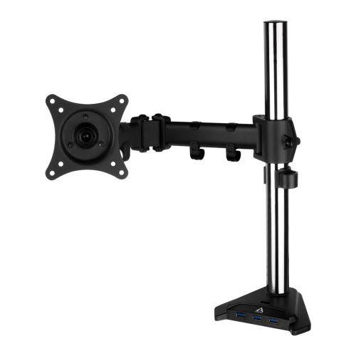 Arctic Z1 Pro Gen 3 Single Monitor Arm with 4-Port USB 3.0 Hub, up to 43" Monitors / 49" Ultrawide-Monitor Arms/Brackets-Gigante Computers